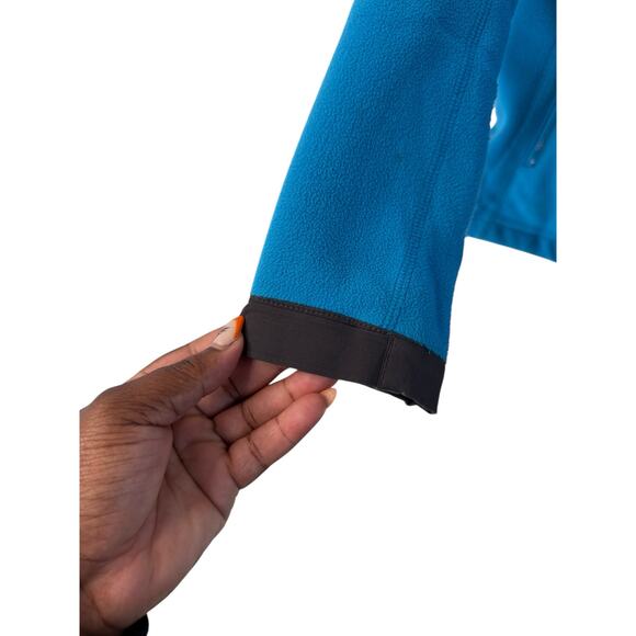 REI Fleece Jacket Women's Blue Full Zip Outdoor Hiking Gorp Cozy Soft Medium - Picture 7 of 12